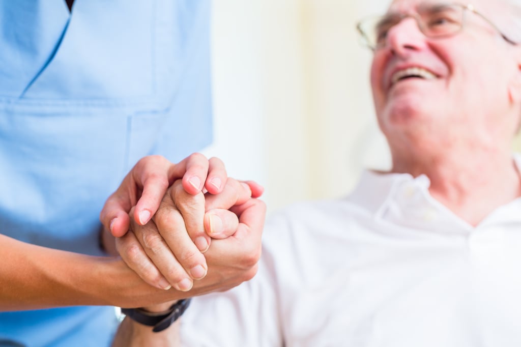 Senior with Alzheimers looking to caregiver considering care in Assisted Living