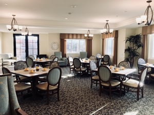 Highgate at Temecula assisted living community dining room